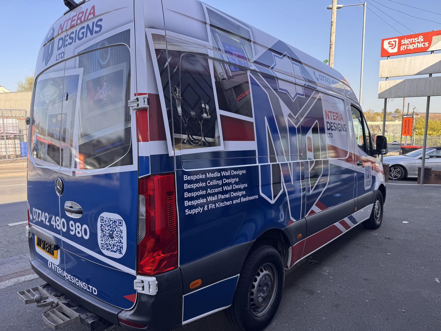 Bespoke Media Designs full printed van wrap