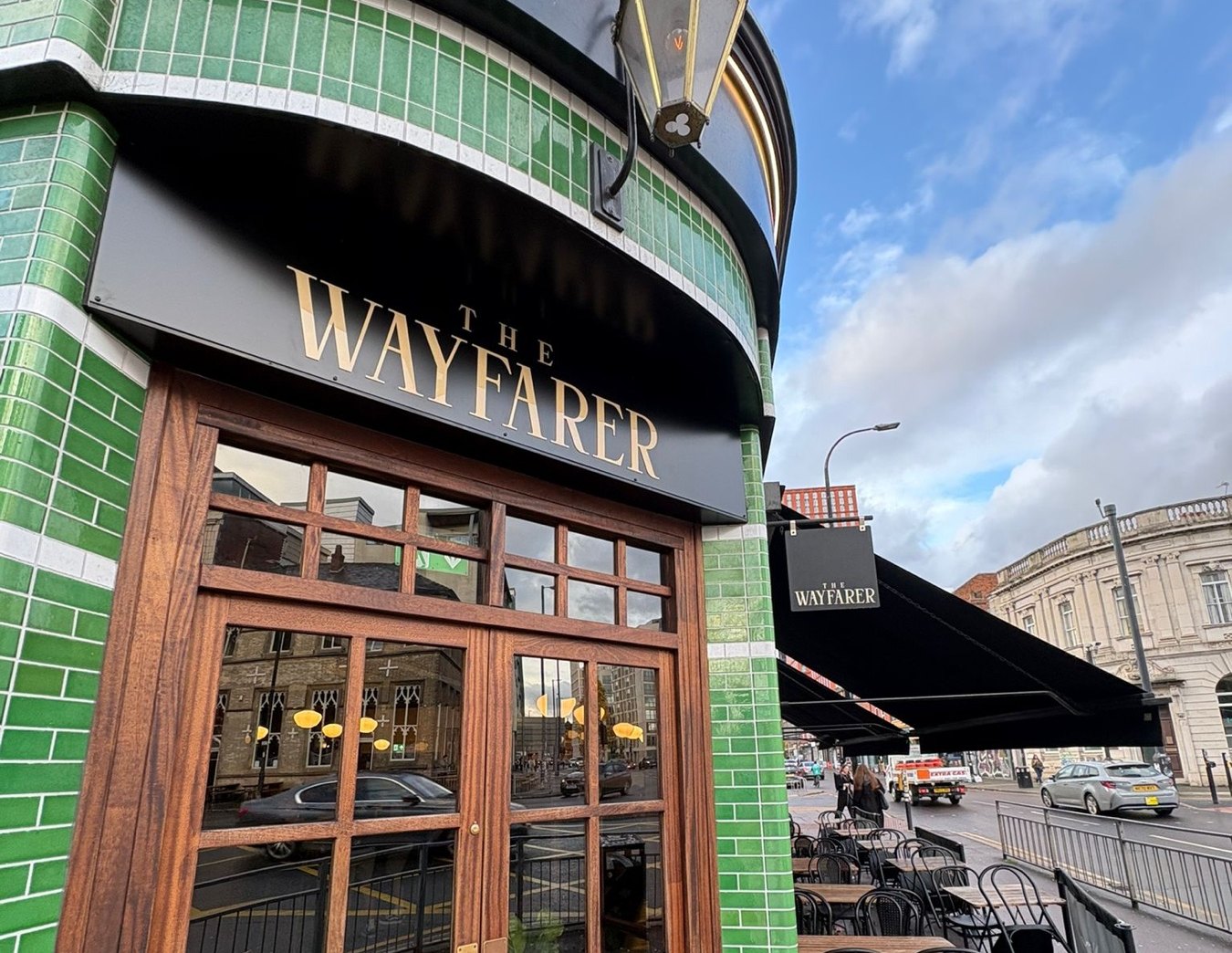 The Wayfarer shopfront signage